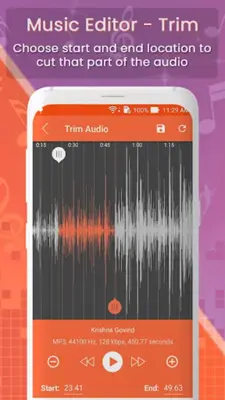 Music Editor Trim Cutter Merg android App screenshot 4